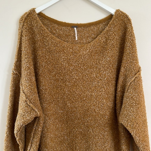 Free People Moira Slouchy Tunic In Honeycomb (M) - Picture 1 of 9